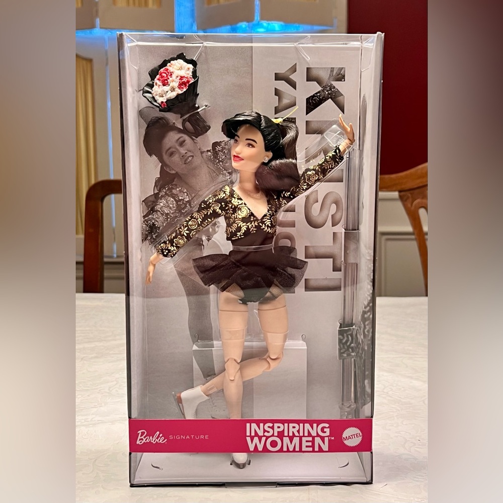 Barbie Inspiring Women Kristi Yamaguchi Ice Skating Doll
